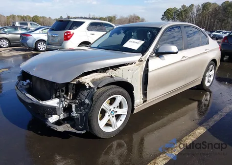 2014 BMW 320I z USA, uszkodzony, nr VIN WBA3B1C57EK134713